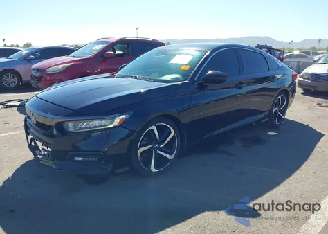2019 Honda Accord Sport z USA, uszkodzony, nr VIN 1HGCV1F34KA072744
